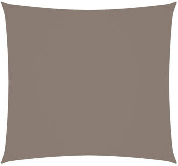 vidaXL Zonnescherm vierkant 6x6 m oxford stof taupe