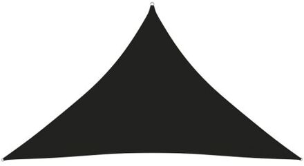 vidaXL Zonnezeil Driehoekig - 4 x 4 x 5.8 m - Zwart - PU-gecoat Oxford - Waterbestendig - Uv-beschermend