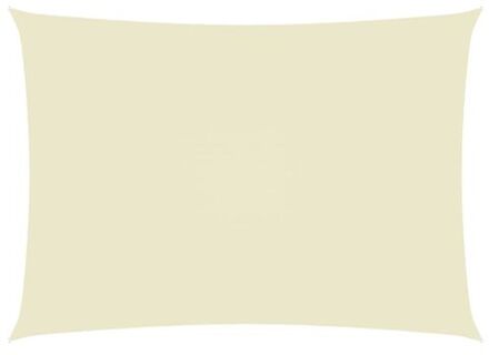 vidaXL Zonnezeil Rechthoekig 3x4.5m - Crème - PU-gecoat Oxford stof