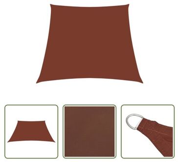 vidaXL Zonnezeil - Terracotta - 2/4 x 3m - PU-gecoat Oxford stof Bruin