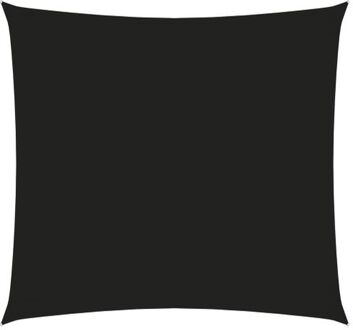 vidaXL Zonnezeil Tuin - 2.5 x 2.5 m - Zwart - PU-gecoat Oxford stof