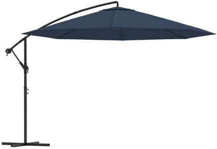 vidaXL Zweefparasol 3,5 m blauw