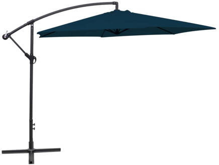 vidaXL Zweefparasol 3 m blauw