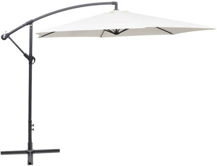 vidaXL Zweefparasol 3 m zandwit