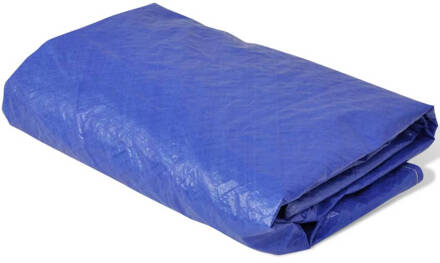 vidaXL Zwembadhoes rond 90 g/m² 540 cm PE Blauw