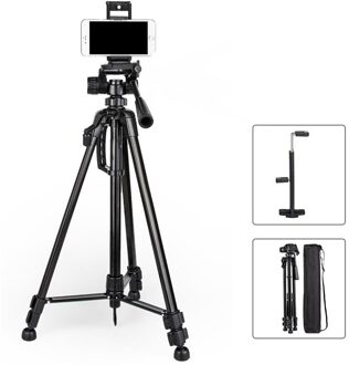 Video Camera Statief Professionele Portabletravel Fotografie Stand Met Telefoon Houder Voor Canon Iphone Ipad Huawei Mobiele Tripode Package B