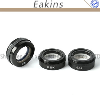 Video Microscope Camera Industry Objective lens 0.35X 0.5X 2.0X for 10A C-MOUNT lens Barlow Auxiliary Glass Lens