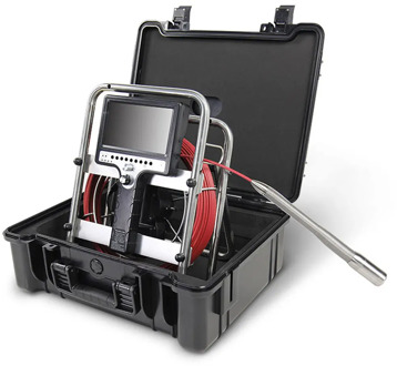 Video Probe CCTV Sewer Survey Pipe Camera Inspection Detector System with Meter Counter Locating
