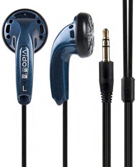 Vido Bedrade Koptelefoon Soundtrack Stereo Bass Headset Ruisonderdrukking Gaming Muziek Sport Populaire Hoofdtelefoon Blauw