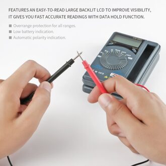Viecar Auto Range AC/DC Digitale Multimeter Voltmeter Auto Range Tester Lcd-scherm Tester Tool J35C37