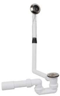 VIEGA badafvoer en overloopgarnituur, 1 1/2" x 40/50 mm - 105563