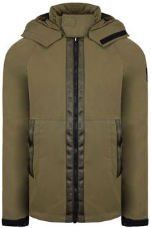 Vienna heren olijfkleurige jas - maat XS