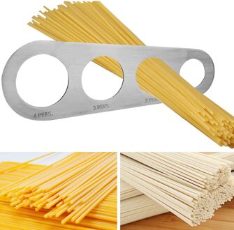 Vier Gaten Spaghetti Measurer Rvs Pasta Noodle Meet Keuken Accessoires