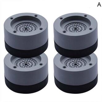 Vier Laden Drum Wasmachine Koelkast Rubber Voet Shock Anti-Slip Universele Voeten Verhoogde Vaste Absorptie Matten S0B5