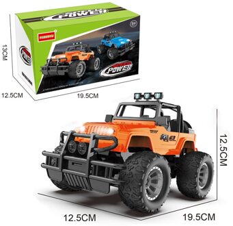 Vier Weg Afstandsbediening Wrangler 1:20 Met Licht Afstandsbediening Off-Road Voertuig 2.4Ghz Klimmen voertuig Speelgoed Auto oranje