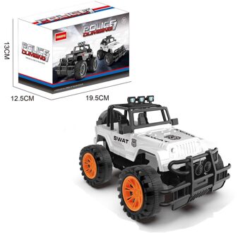 Vier Weg Afstandsbediening Wrangler 1:20 Met Licht Afstandsbediening Off-Road Voertuig 2.4Ghz Klimmen voertuig Speelgoed Auto wit