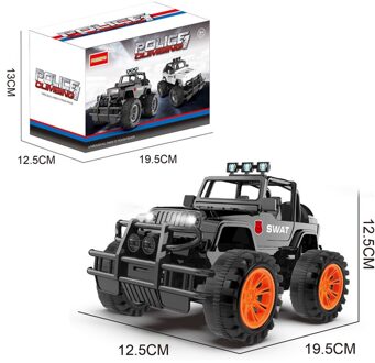 Vier Weg Afstandsbediening Wrangler 1:20 Met Licht Afstandsbediening Off-Road Voertuig 2.4Ghz Klimmen voertuig Speelgoed Auto zwart