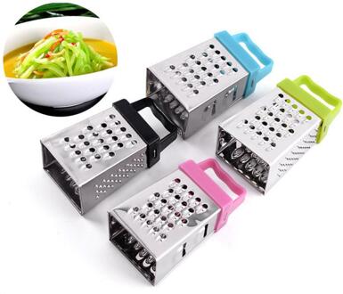 Vier-Zijdige Rasp Rvs Schaafmachine Multifunctionele Peel Cutter Fruit Gember Knoflook Rasp Koken Keuken Gember Gadget