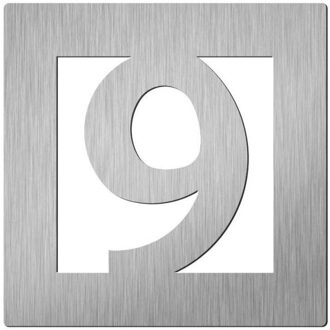 Vierkant 150 mm. NR. 9 Roestvaststaal