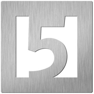 Vierkant 60 mm. NR. 5 Roestvaststaal