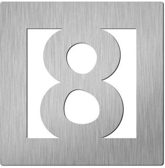 Vierkant 60 mm. NR. 8 Roestvaststaal