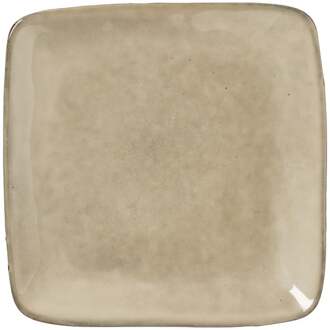 Vierkant bord Toscane - beige - 20x20 cm