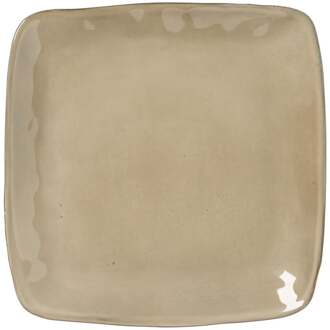 Vierkant bord Toscane - beige - 25x25 cm