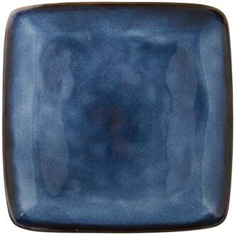 Vierkant bord Toscane - donkerblauw - 20x20 cm