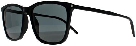 Vierkant Vrouwen Glimmend Zwart Grijs SL 851 - One Size