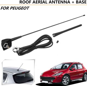 Vierkante Basis Dak Antenne en Mount Voor Peugeot 106 205 206 306 307 309 406 806