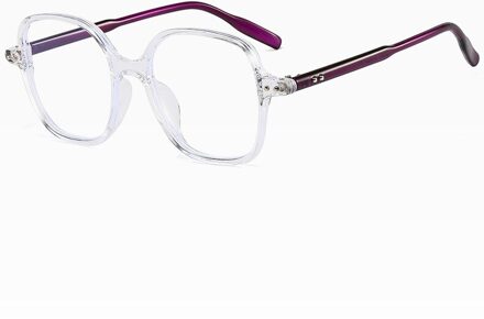 Vierkante Brilmontuur Vrouwen Brillen Optische Plastic Clear Lens Bijziendheid Leesbril Blauw Licht Blokkeren Computer Eyewear 4