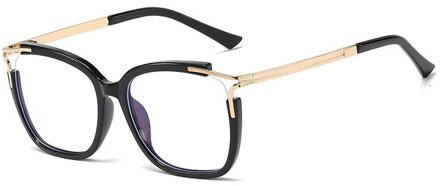 Vierkante Cat Eye Anti-Blauw Licht Ultralight Brilmonturen Mannen Vrouwen Optische Mode Computer Bril Retro Recept Lenzenvloeistof 1