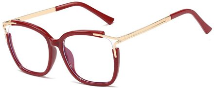 Vierkante Cat Eye Anti-Blauw Licht Ultralight Brilmonturen Mannen Vrouwen Optische Mode Computer Bril Retro Recept Lenzenvloeistof 6