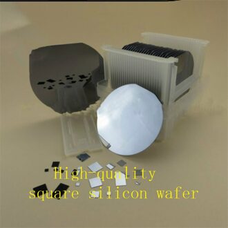 Vierkante Hoge Zuiverheid Enkel Kristal Silicium Wafer/Single-Side Gepolijst Silicium Wafer Sio2 5x5mm 300nm