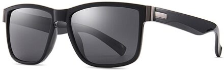 Vierkante Kleur Film Polariserende Zonnebril Kleur Been Zonnebril Rijden Mannen Zonnebril Zonnebril C1