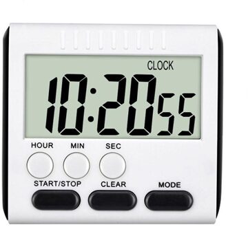 Vierkante Lcd Digitale Scherm Kookwekker Digitale Koken Tellen Countdown Alarm Bakken Bbq Conferentie Slaap Stopwatch Klok
