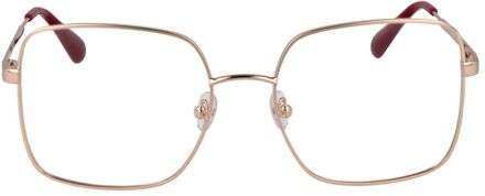 Vierkante Oogkwadrant Bril - maat Bruin