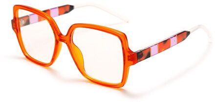 Vierkante Optische Brilmonturen Vrouwen Mannen Oversized Clear Lens Bril Bijziendheid Frame Recept Brillen Eyewear 4
