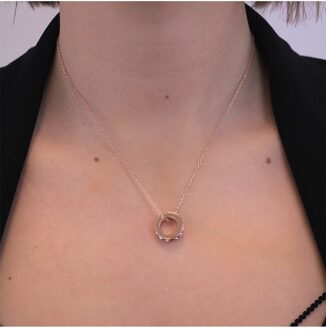 Vierkante Roller hangers - Oostenrijks kristal - maat Wit en roségoud