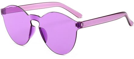 Vierkante Ronde Lens Spiegel Zonnebril Vrouwen Transparante Plastic Bril Zonnebril Clear Candy Kleur Lady Driver Goggles Bril H