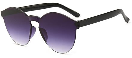 Vierkante Ronde Lens Spiegel Zonnebril Vrouwen Transparante Plastic Bril Zonnebril Clear Candy Kleur Lady Driver Goggles Bril J