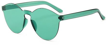 Vierkante Ronde Lens Spiegel Zonnebril Vrouwen Transparante Plastic Bril Zonnebril Clear Candy Kleur Lady Driver Goggles Bril