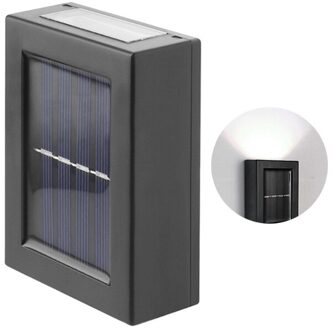 Vierkante Solar Power Tuin Licht Patio Waterdichte Muur Hek Lamp Outdoor Yard Home Decor B