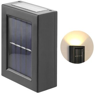 Vierkante Solar Power Tuin Licht Patio Waterdichte Muur Hek Lamp Outdoor Yard Home Decor