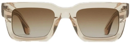 Vierkante UV-beschermende zonnebril voor mannen CHiMi , Beige , Heren - ONE Size
