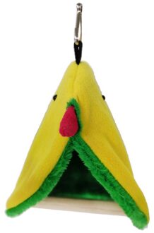 Vierkante Vogel Papegaai Nest Zachte Pluche Vogel Papegaai Hangmat Warme Opknoping Bed Voor Pet Cave Kooi Hut Tent Speelgoed Huis voor Kleine Dieren