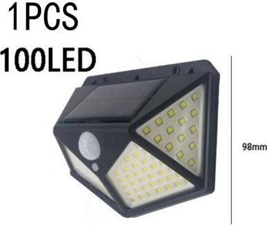 Vierzijdig Menselijk Lichaam Inductie Solar Power Light Waterdichte Outdoor Yard Lamps3 Modi 120 Graden Motion Sensor Hoek Muur lamp zwart