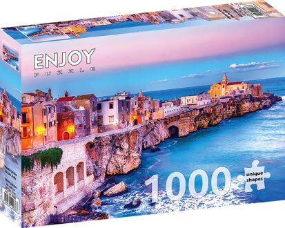 Vieste on the Rocks, Italy Puzzel (1000 stukjes)