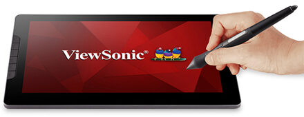 Viewsonic PenDisplay 13,3" Full HD, USB-C Ledmonitor