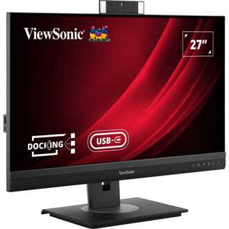Viewsonic Webcam Docking monitor VG2756V-2K Ledmonitor